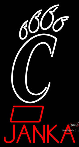Custom Janka Cincinnati Bearcats Neon Sign  