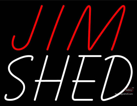 Custom Jim Shed Neon Sign  