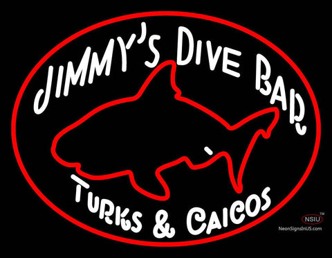 Custom Jimmys Dive Bar Neon Sign  