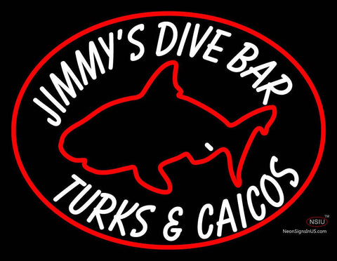 Custom Jimmys Dive Bar Neon Sign  