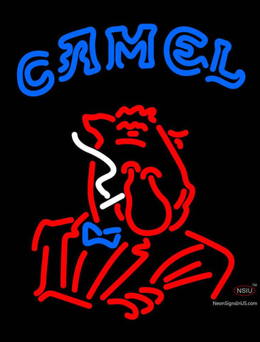 Joe Camel Red Logo Neon Sign 