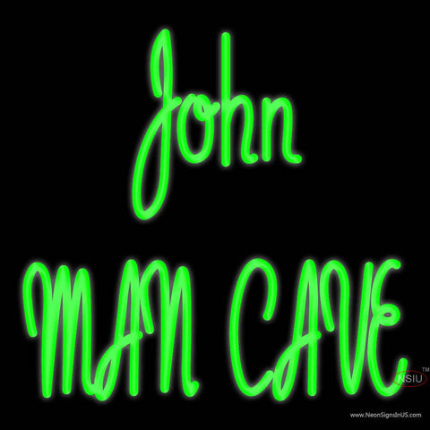 Custom John Mancave Real Neon Glass Tube Neon Sign 
