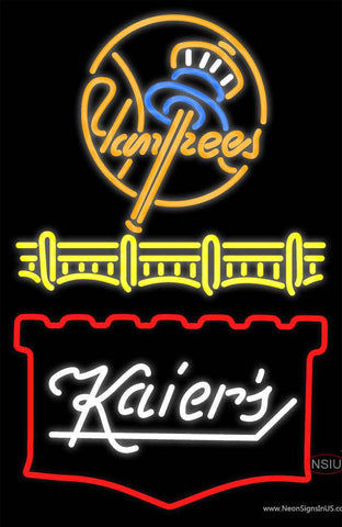 Custom Kaiers Beer logo Real Neon Glass Tube Neon Sign 