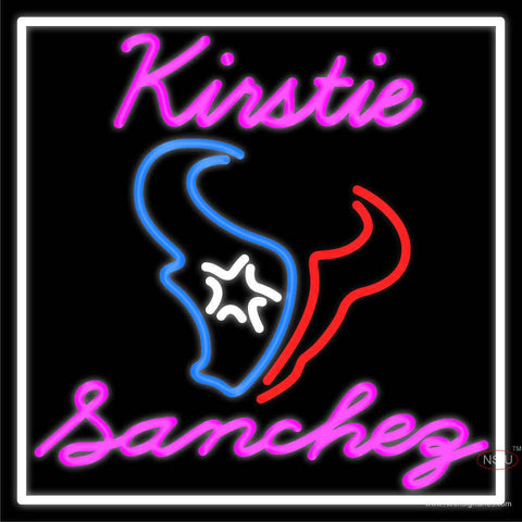 Custom Kirstie Sanchez Real Neon Glass Tube Neon Sign 