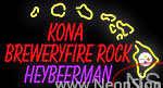 Custom Kona Brewery Fire Rock Heybeerman Real Neon Glass Tube Neon Sign 