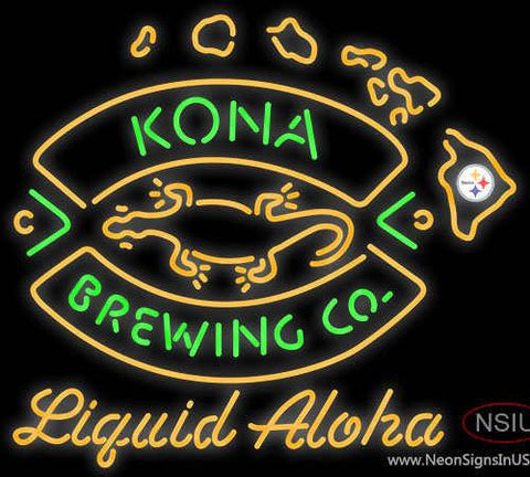 Custom Kona Brewing Co Liquid Aloha Real Neon Glass Tube Neon Sign 