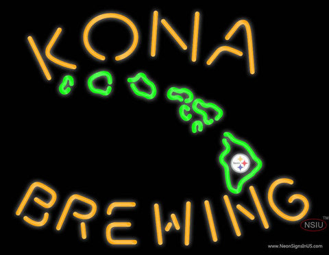 Custom Kona Brewery Fire Rock Heybeerman Real Neon Glass Tube Neon Sign 