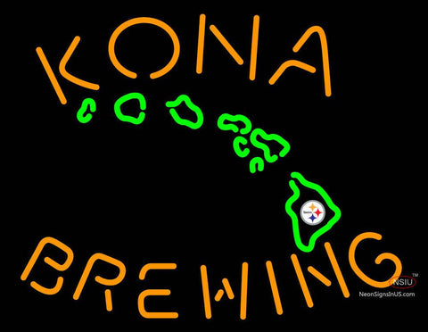 Custom Kona Brewery Fire Rock Heybeerman Neon Sign  