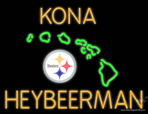 Custom Kona Brewery Fire Rock Heybeerman Real Neon Glass Tube Neon Sign 7 