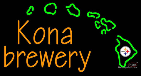 Custom Kona Brewery Fire Rock Heybeerman Neon Sign  