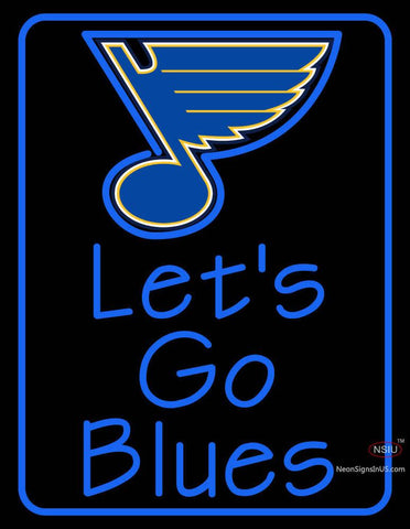 Custom Lets Go Blues Neon Sign  