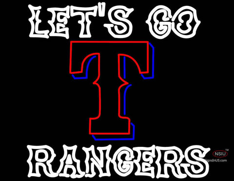 Custom Lets Go Rangers Neon Sign  