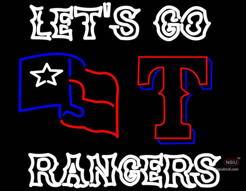 Custom Lets Go Rangers Neon Sign  