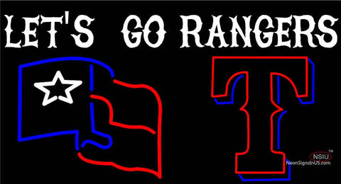Custom Lets Go Rangers Neon Sign  