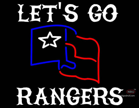 Custom Lets Go Rangers Neon Sign  