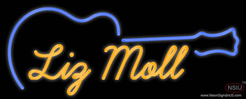 Custom Liz Moll Real Neon Glass Tube Neon Sign 