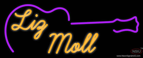 Custom Liz Moll Real Neon Glass Tube Neon Sign 