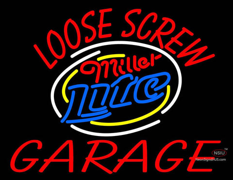 Custom Loose Screw Garage Logo Neon Sign  