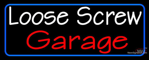 Custom Loose Screw Garage Logo Neon Sign  