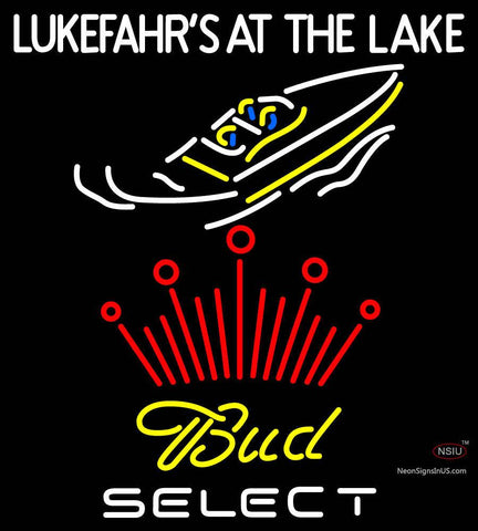Custom Lukefahrs Bud Select Neon Sign  