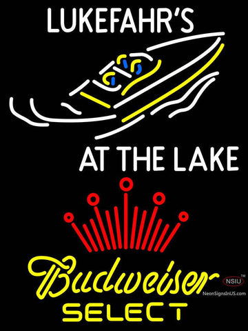 Custom Lukefahrs Bud Select Neon Sign  