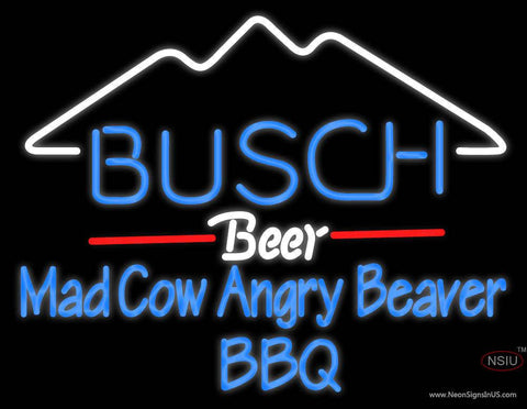 Custom Mad Cow Angry Beaver Real Neon Glass Tube Neon Sign 