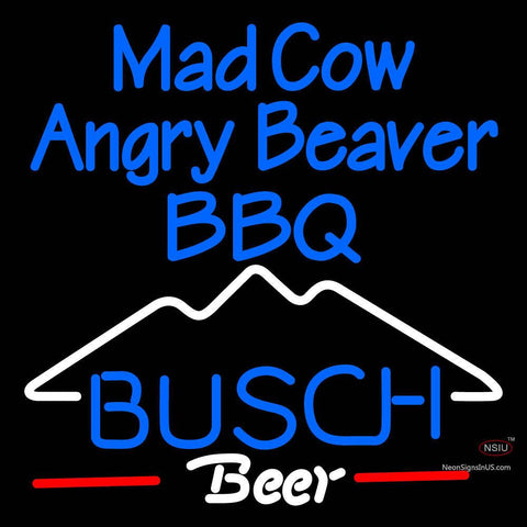 Custom Mad Cow Angry Beaver Neon Sign  