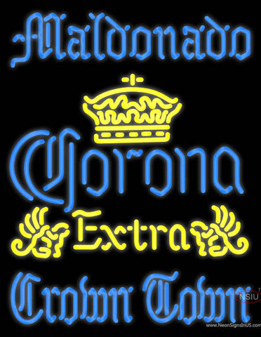Custom Maldonado Crown Town Real Neon Glass Tube Neon Sign 