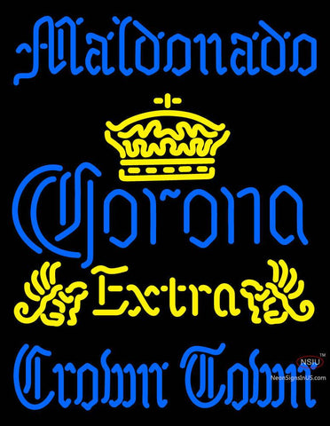 Custom Maldonado Crown Town Neon Sign  