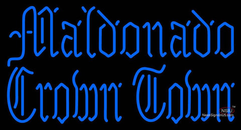 Custom Maldonado Crown Town Neon Sign  