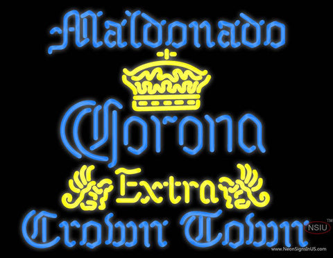 Custom Maldonado Crown Town Real Neon Glass Tube Neon Sign 