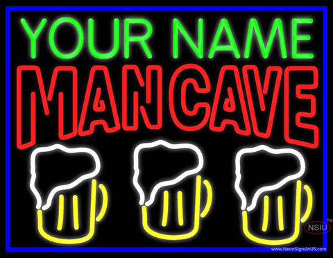 Man Best Friend Beer Glasses Man Cave Real Neon Glass Tube Neon Sign 
