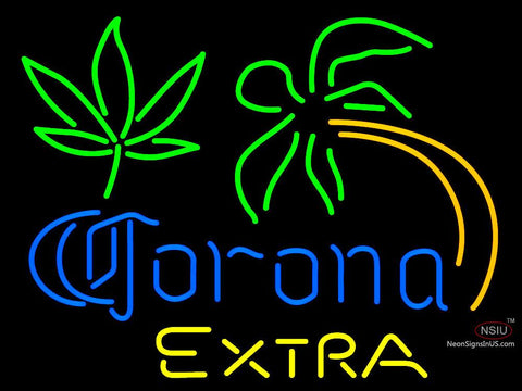 Custom Mariam Corona Extra Leaf Neon Sign 