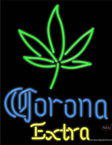Custom Mariam Corona Extra Leaf Real Neon Glass Tube Neon Sign 