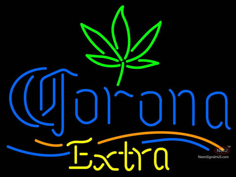 Custom Mariam Corona Extra Leaf Neon Sign  