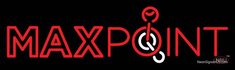 Custom Max Point Logo Neon Sign  