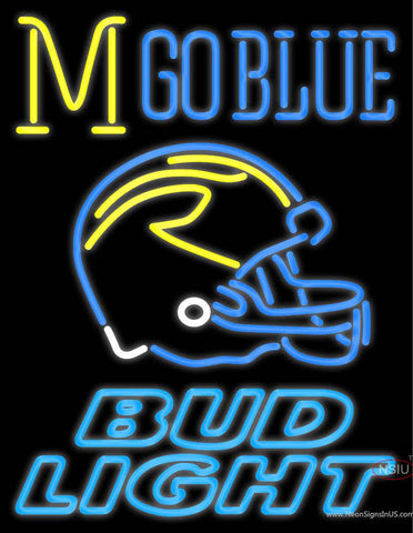 Custom Mgoblue Bud Light Logo Real Neon Glass Tube Neon Sign 
