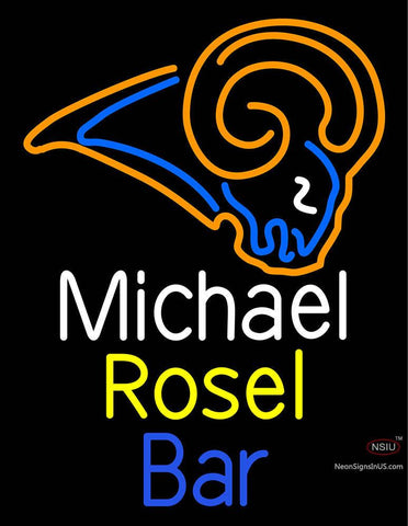 Custom Michael Rosel Bar Neon Sign  