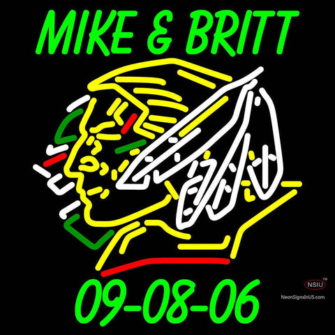 Custom Mike And Brit Neon Sign  