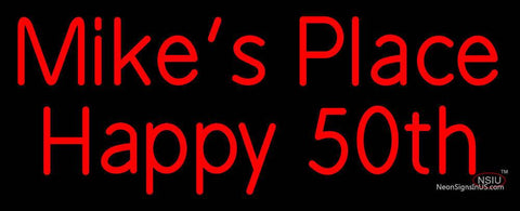 Custom Mikes Place Neon Sign  