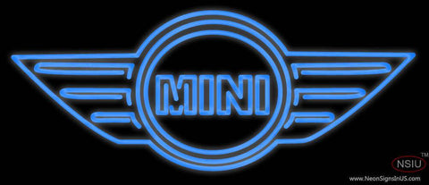 Custom Mini Cooper Logo Real Neon Glass Tube Neon Sign 