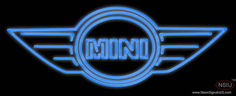Custom Mini Cooper Logo Real Neon Glass Tube Neon Sign 