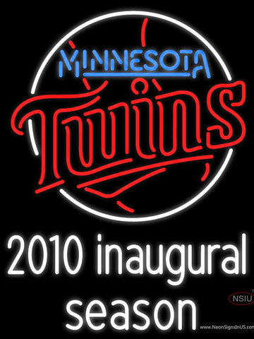 Custom Minnesota Twins Real Neon Glass Tube Neon Sign 