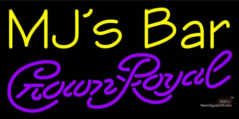 Custom Elses Bemidji Mn Crown Royal Logo Neon Sign  