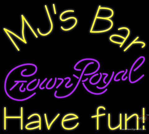 Custom Mjs Bar Have Fun Real Neon Glass Tube Neon Sign 