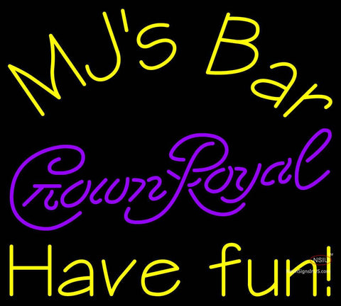 Custom Mjs Bar Have Fun Neon Sign  