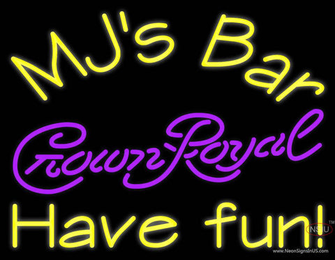 Custom Mjs Bar Have Fun Real Neon Glass Tube Neon Sign 