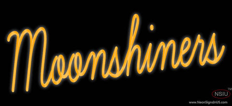 Custom Moonshiners Real Neon Glass Tube Neon Sign 