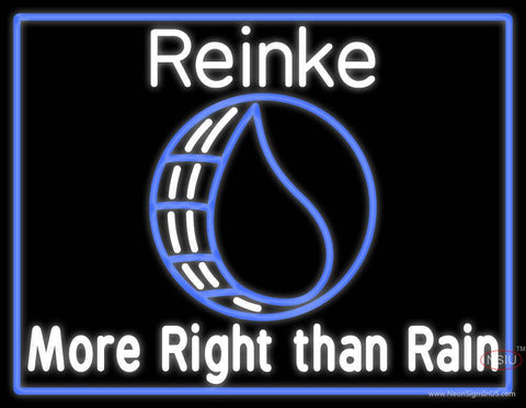 Custom More Right Than Rain Real Neon Glass Tube Neon Sign 