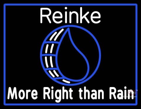Custom More Right Than Rain Neon Sign  